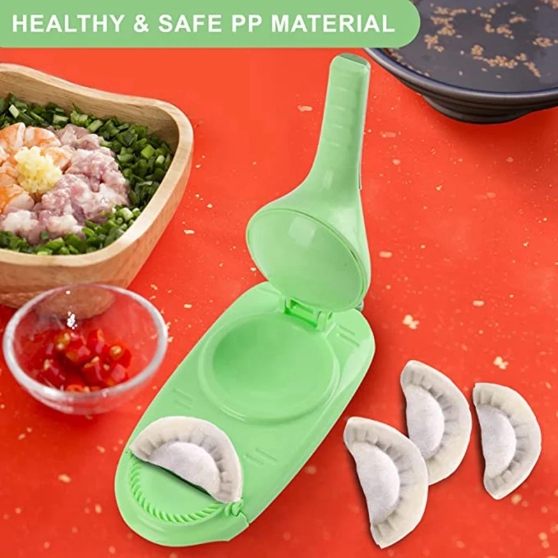 Dumpling Press Maker Moulds, Press Molds Set Manual Tortilla Press, 10 Seconds To Make Dumplings Empanadas