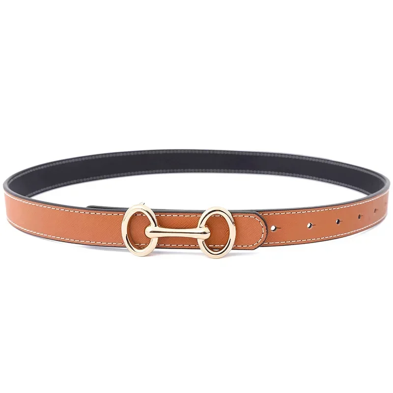 Fashionable Cowhide Leather Belt for Women