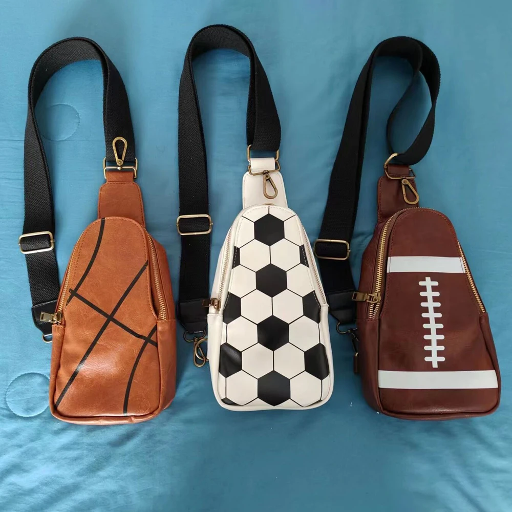 Printed PU Leather Sling Bag