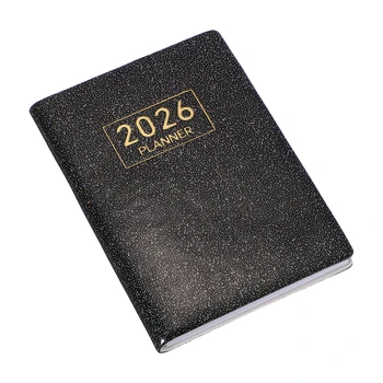 Agenda giornaliera 2026, 64 fogli, senza data, con lista delle cose da fare, obiettivi giornalieri, settimanali e mensili, taccuino tascabile per studio, lavoro e gestione del tempo