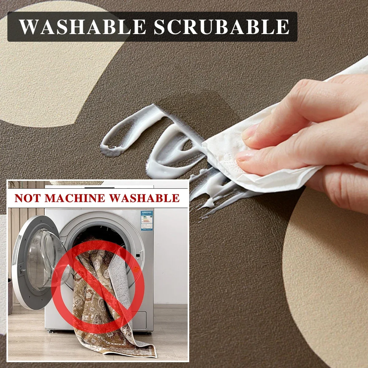 Bathroom Carpet Non-slip Water-absorbing Floor Mat Soft Diatom Mud Quick-drying Rug Bathroom Door Mat Entrance Door Mat 6