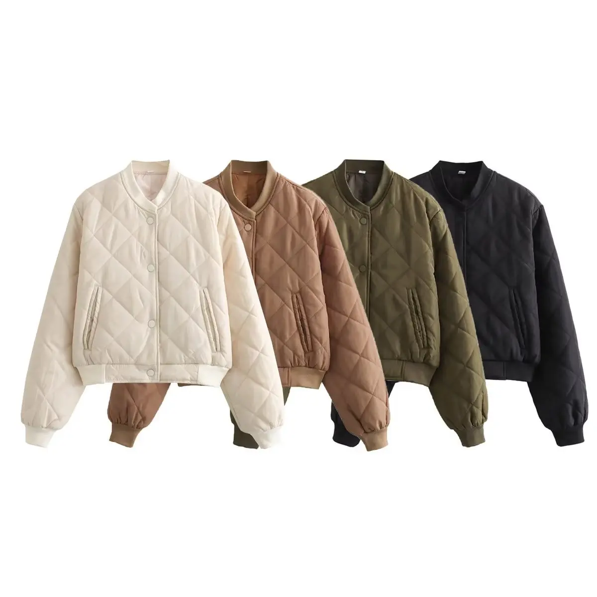 

MASSRY 2023 Autumn and winter women's new comfortable casual short cotton jacket jacket top woman jackets