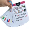 Kids Montessori English Phonics Learning Cards ESL Teaching Materials Teacher Teaching Aid Vocabulary Building Montessori 5