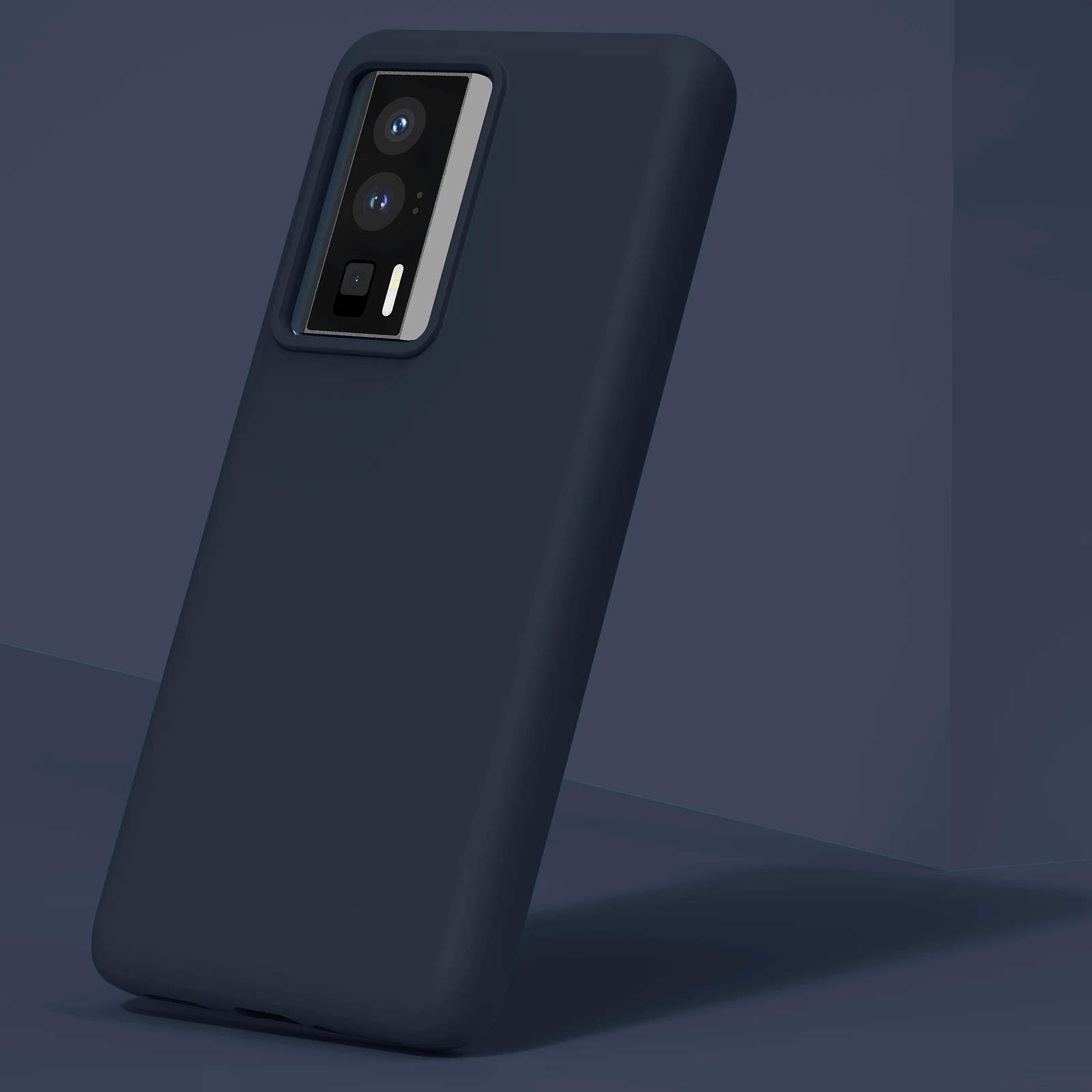 Shockproof Liquid Silicone Case with Slim Soft Skin Touch Protection and Retail Packaging