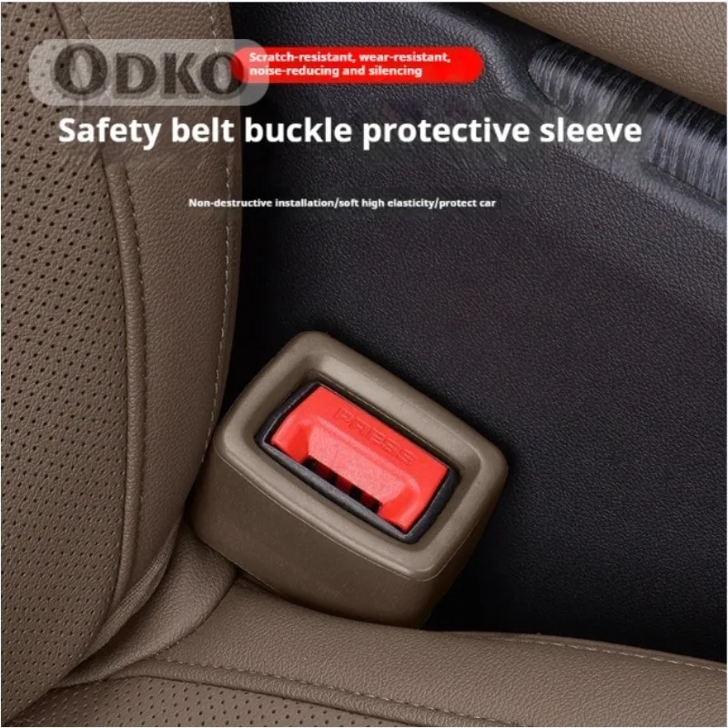 Car Safety Belt Buckle Holder Silicon Gel Buckle Protective Cover For MG 3 5 6 ONE ZS EZS HS MG3 MG5 MG6 MG7 ZS GS GT