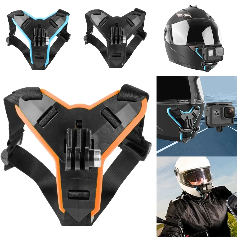 Soporte De Base Para Gopro Hero 10, 9, 8, 6, 5, Soporte De Cara Completa Para Cámara Deportiva De Acción, Accesorios De Motocicleta, 1 Unidad