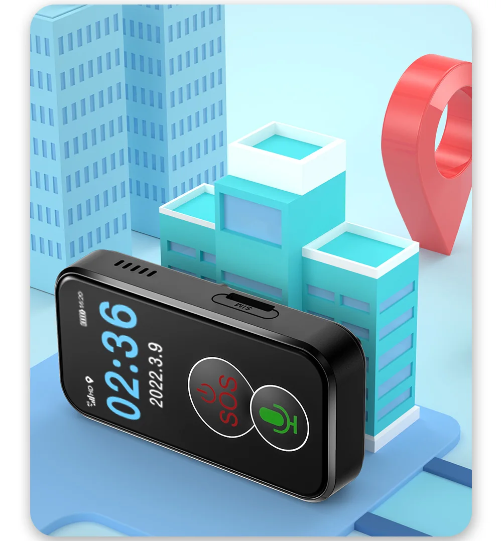 4G Tracking Tracker SOS Wireless WiFi Caregiver Pager Old People Locator Fall Alert Tracker IP67 Anti Lost Medical Alert Elderly