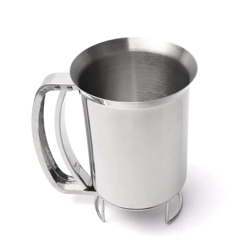 1 PCS Handheld Stainless Steel Batter Dispenser Cake Cupcake Dough Dispensers Kitchen Tool Baking Flour Paste Funnel