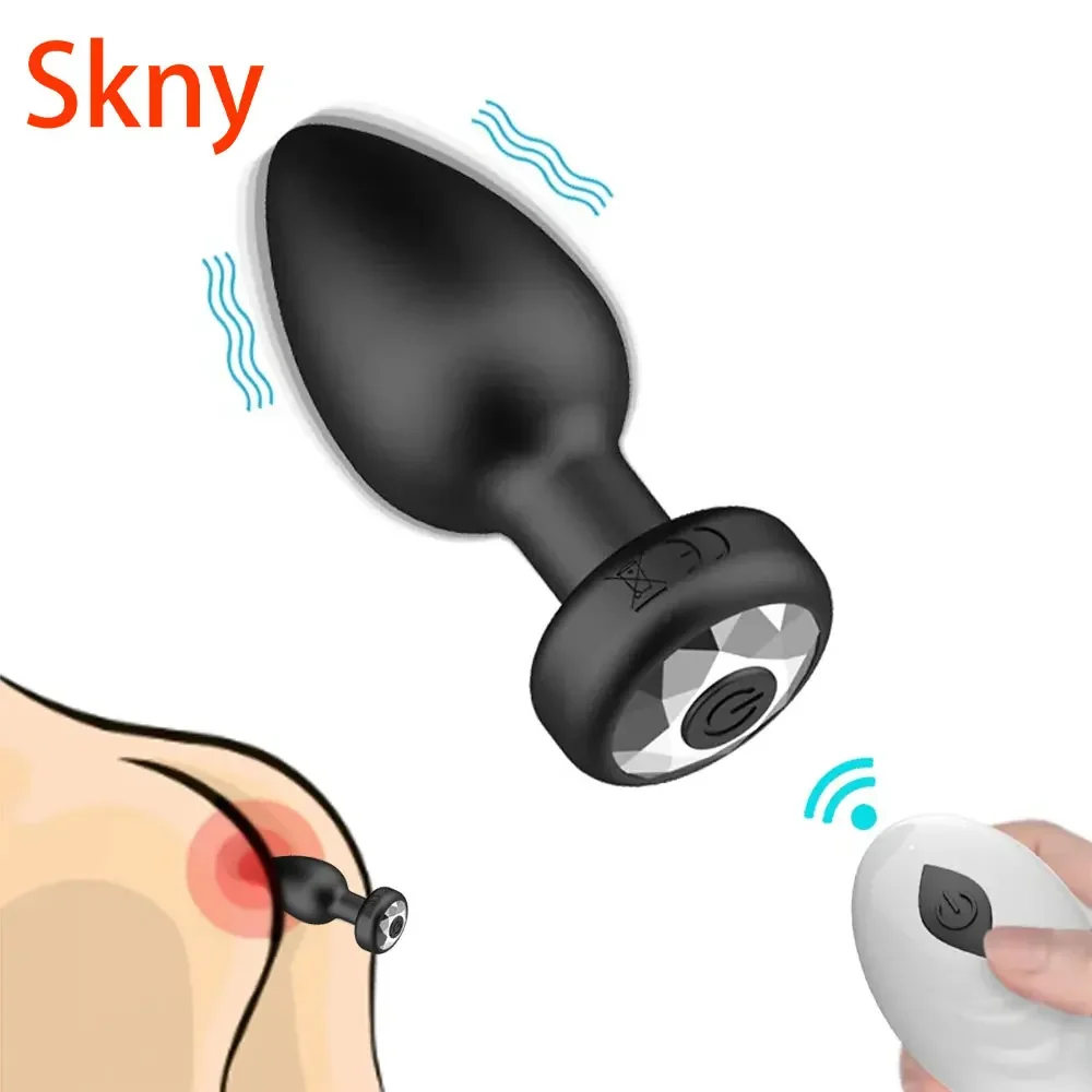 Anal Plug Vibrator 10 Geschwindigkeiten Butt Plug Prostata Vibrierender Massagegerät APP Fernbedienung Weiblicher Masturbator Sexspielzeug für Frauen Männer 1