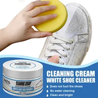1pc Cleaning Cream with Sponge Multipurpose Cleaning and Stain Removal Cream White Sneake Shoes Free Wash No Yellowing 2