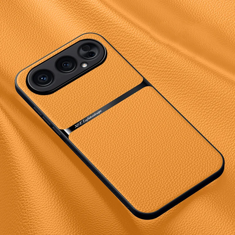 Frosted Leather Texture Magnetic Protection Bumper Case