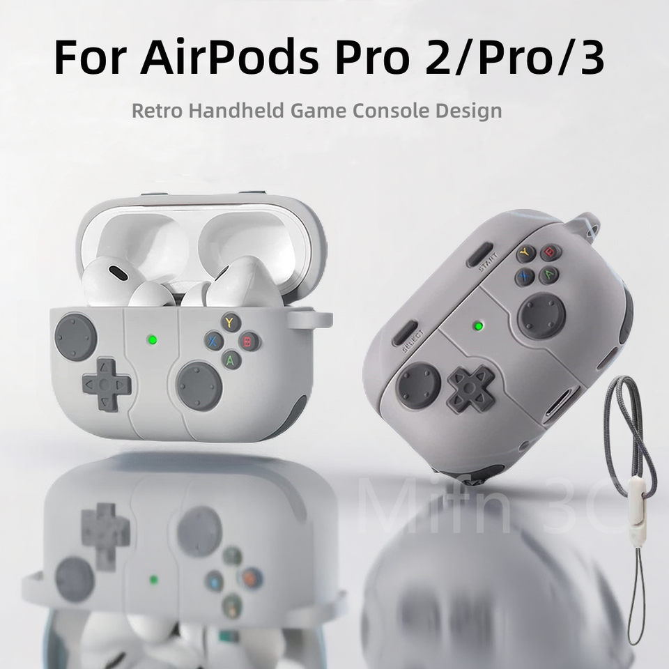 New for Airpods 4 case 3D Gamepad Gameboy Cover for air pods pro 2 2022 headest case ï»¿ for apple airpods 3rd Soft silicone case