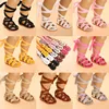 HAIZHIW Prewalker 2023 New Summer Baby Cross Strap Fashion Rubber Sandal 0-18 Month Toddler Flat Booker 1