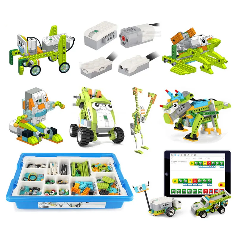 WeDo робототехника строительные блоки детали высокотехнологичные EV3 45300 Wedo 2 0
