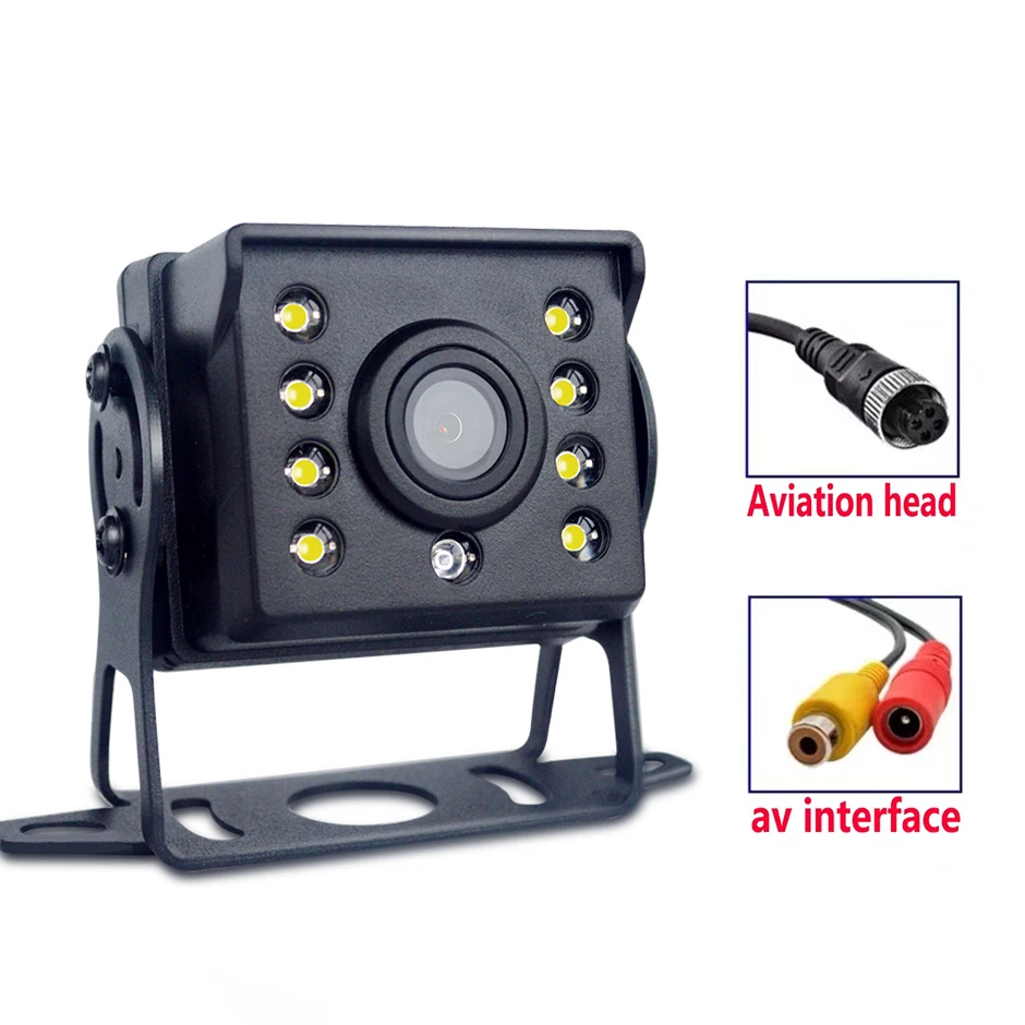 Sistema di Assistenza per Telecamera di Retromarcia, Visione Notturna per Camion, Rimorchi, Furgoni, Autobus 24V