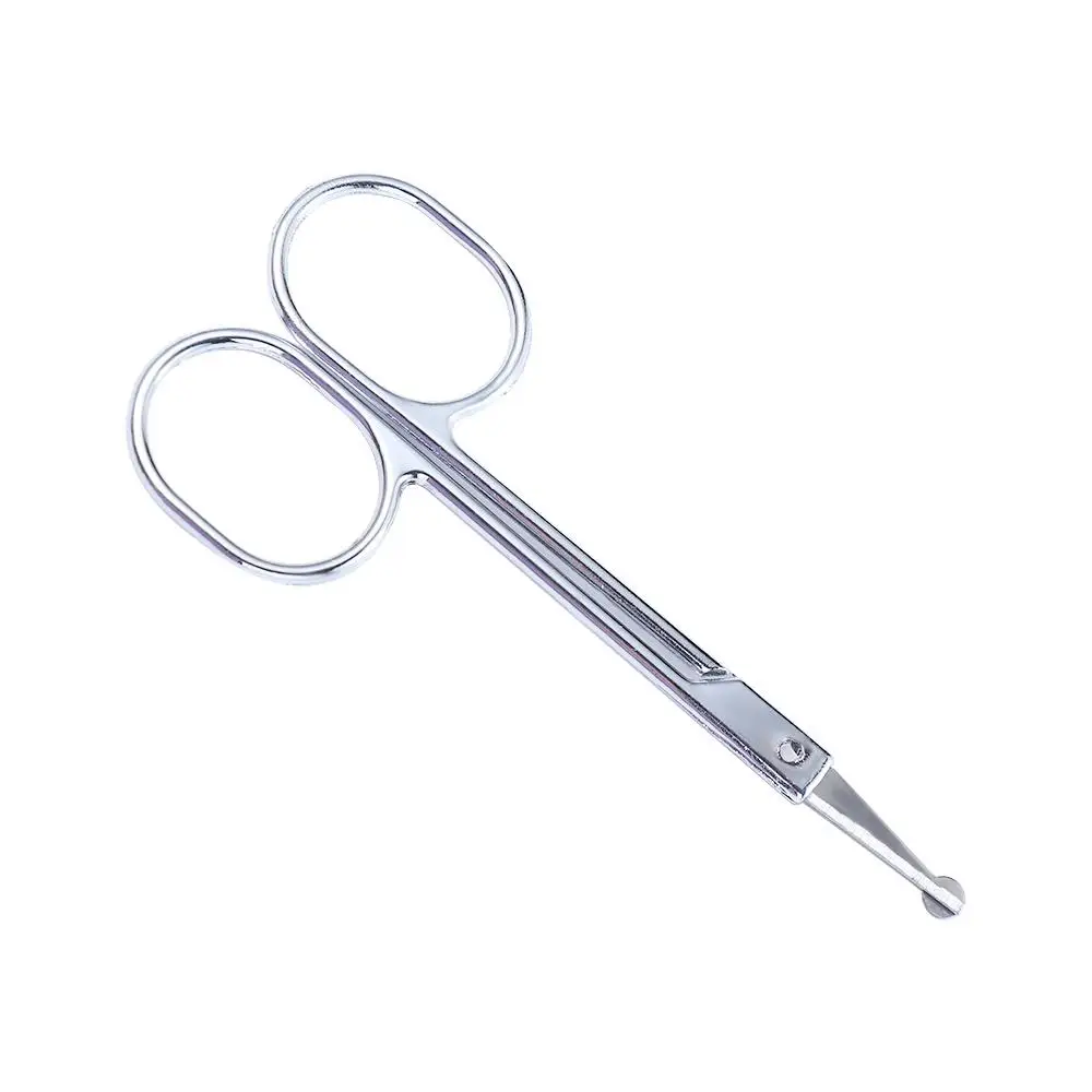 Hot Curved Nail Trimmer Tool Ear Facial Trimmers Stainless Steel Beauty Tool Nose Hair Scissors 6