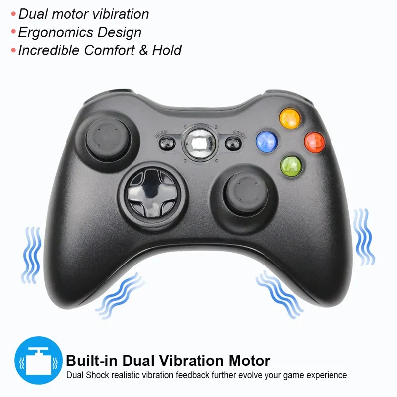 Xbox 360  2.4G  Ʈѷ ǻ (PC ű )   е (Microsoft Xbox360 ̽ƽ Ʈ )