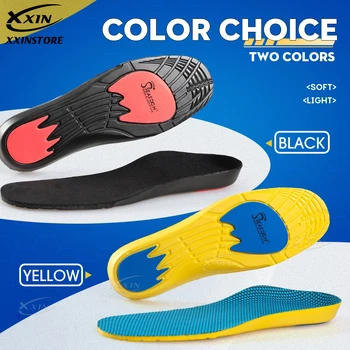 【Xxin】Sottopiede sportivo elastico in EVA Solette per scarpe leggere Solette per salto alto Runnin Taglia 35-46 1