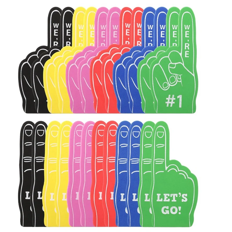 Sports Foam Finger Sporting Events Sticks For Basketball Football Dance Games Party Supplies