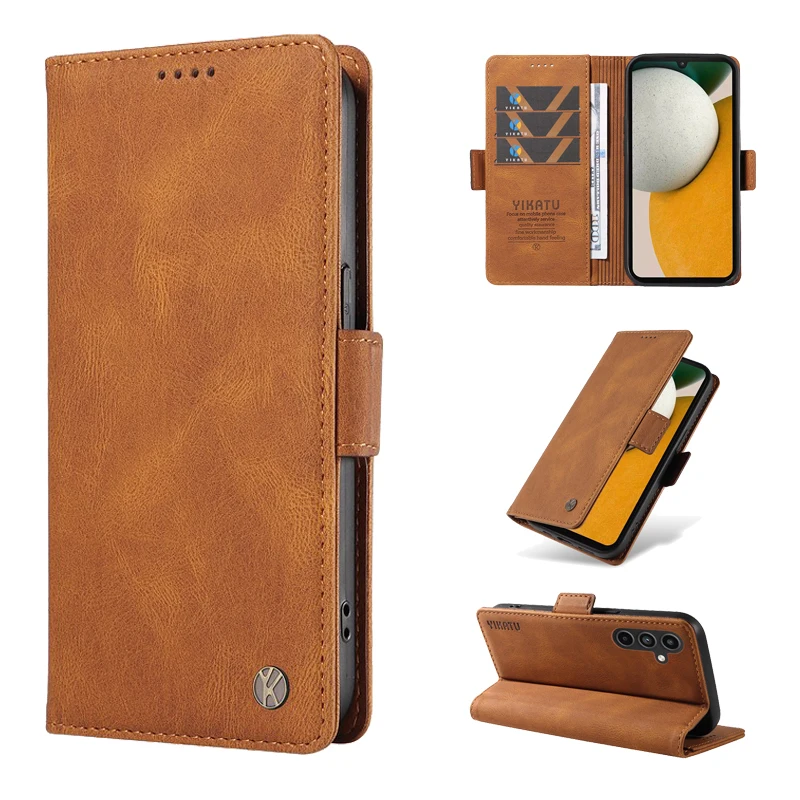 Leather-Wallet-Case-Cover-For-Samsung-Galaxy-A25-A15-5G-Luxury-Magnetic ...