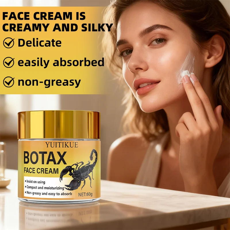 BOTAX continuous use; firming and moisturizing, non-greasy, easily absorbed. Suitable for all skin types.