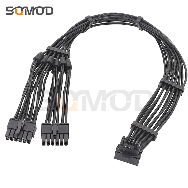 

NEW embossing line 12VHPWR modular 12-pin to 16-pin 12-pin male 512+4 PCI-E 5.0 is applicable to be quiet! PSU 600W at x 3.0