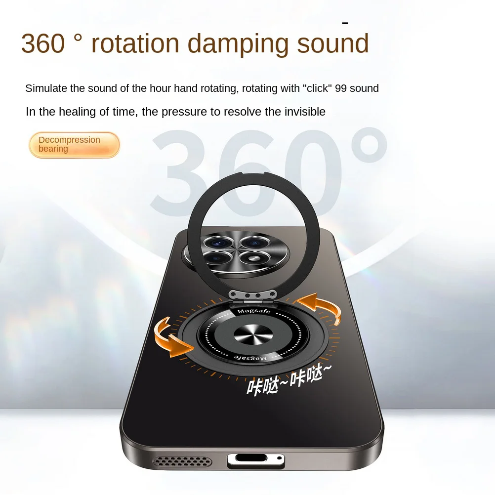 Invisible Metal Rotating Magnetic Mount Lens Ring Case with Full Lens Coverage and Protection