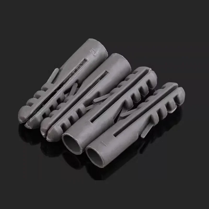Plastic Expansion Anchors Drywall Anchors Ribbed Plastic Anchor Rubber Plug Expansion Screw M4 M5 M6 M8 M10 M12 M14 drywall anchor kit drywall anchor expansion plugs hollow wall anchor set plastic wall anchor