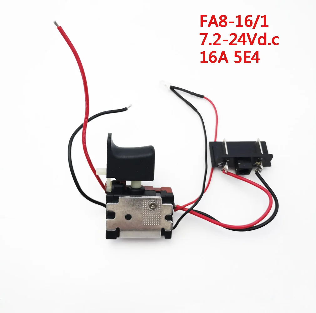 

FA8-16/1 7.2-24V DCstepless speed regulation forward and backward adjustable electric wrench DIYcharging wrench accessory switch