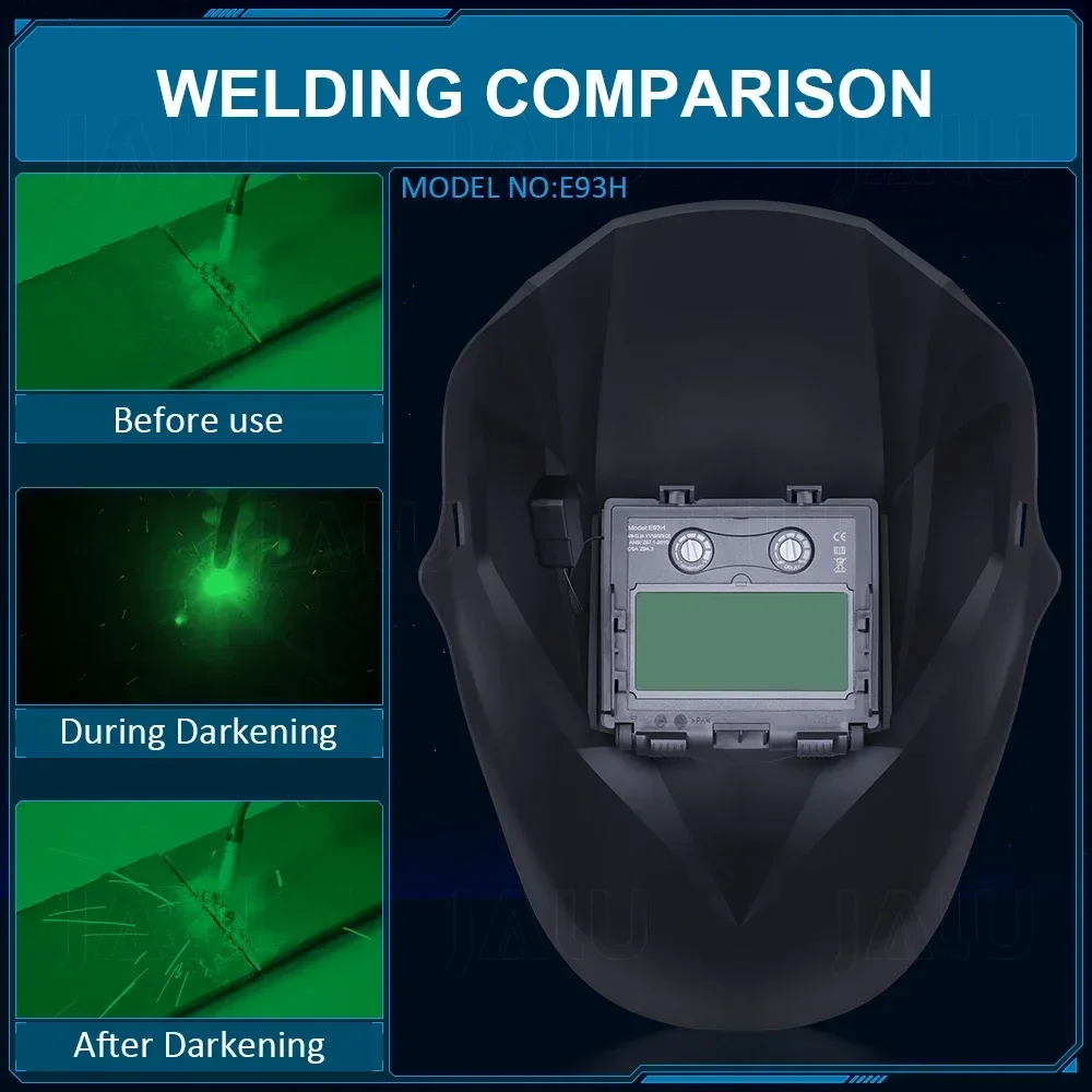 Welding Mask Welding Helmet Solar Power Auto Darkening Welding Helmet Adjustable Shade Range 4/9-13 for Mig Tig Arc Welder Mask
