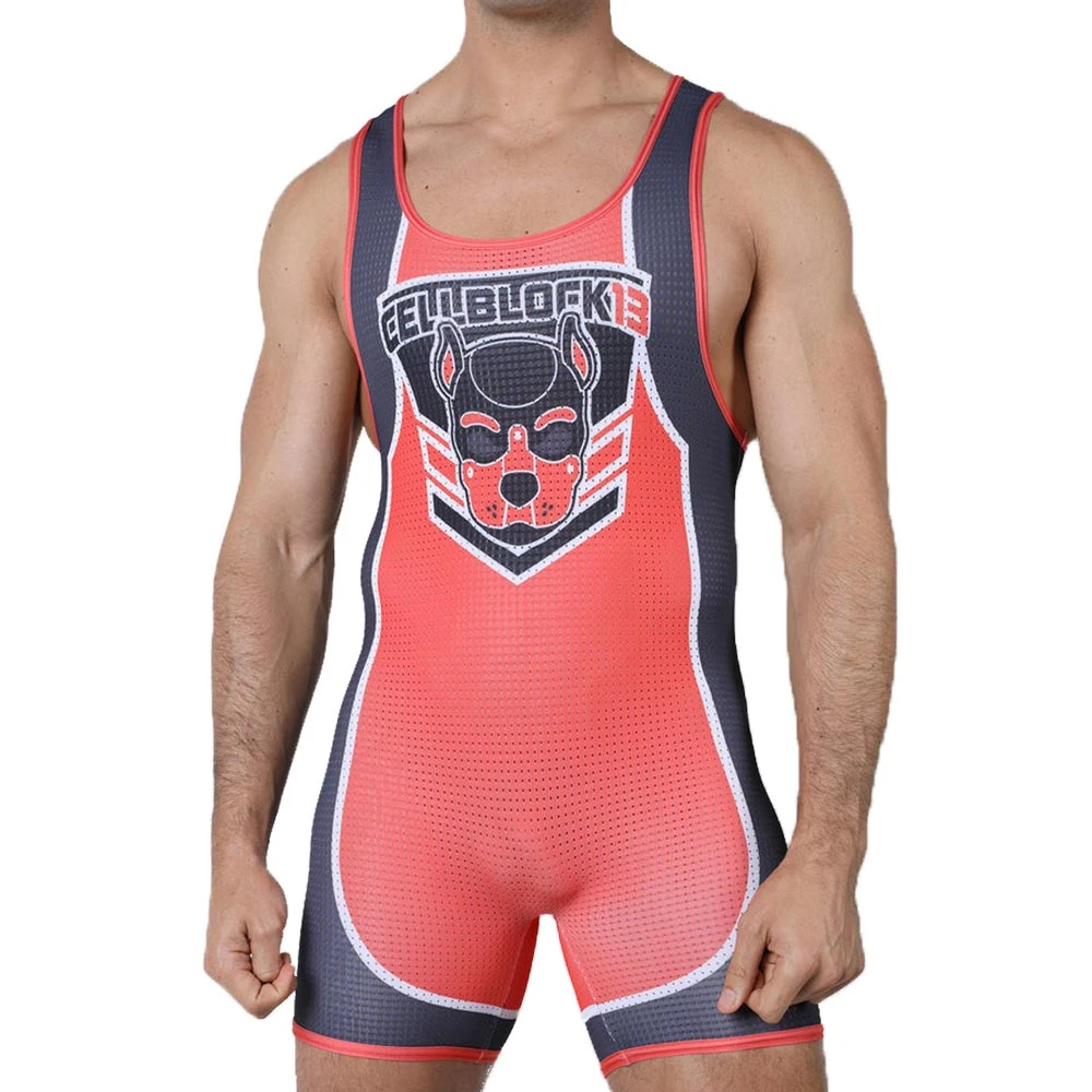 Wrestling Singlets Suit Professional Coverall Training Competition