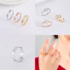 Kkjoy Simple Stainless Steel Silver Color Rings For Women Men Hollow Solid Star Finger Ring Gifts For Girls Jewelry Wholesale 1