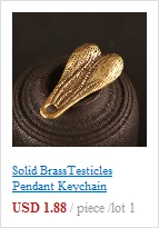 Brass Dragon Head Whistle Car Keys Chains Pendants Outdoor Survival Tools Whistles Necklaces Keychains Charm