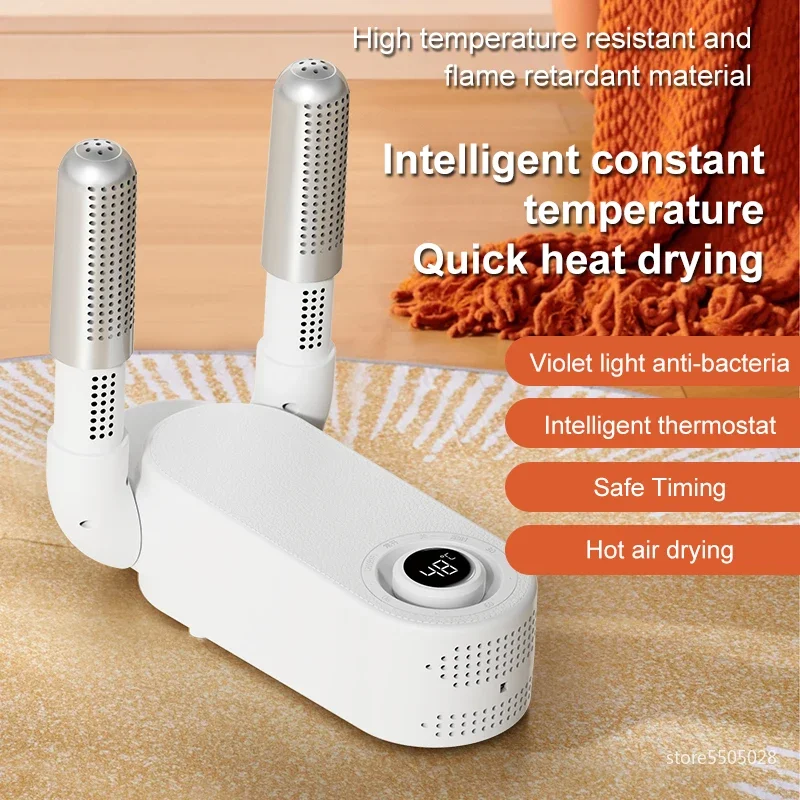 110V/220V Electric Shoe Dryers Portable Shoes Dryer Boots Warmer Foldable Timer Shoe Deodorizer Drying Machine Home Appliances 3