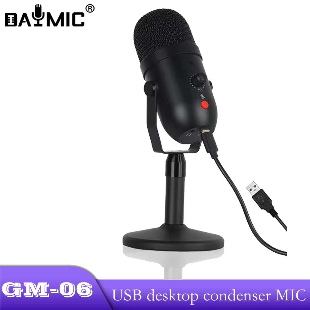 

Condenser Microphone Professional Music Recording Podcast Equipment Studio For Computer PC Gaming