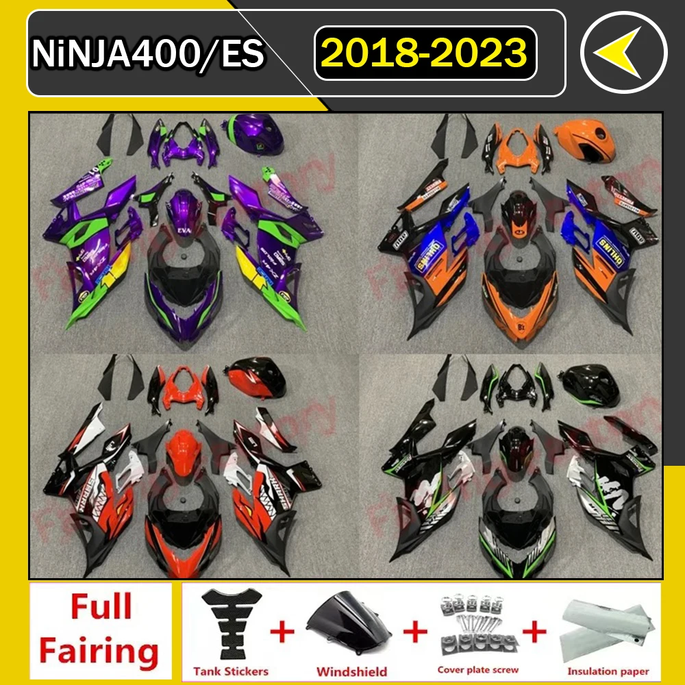 

Motorcycle Whole Fairings Kit fit For Ninja400 EX400 EX Ninja 400 2018 2019 2020 2021 2022 2023 full fairing kits Bodywork zxmt