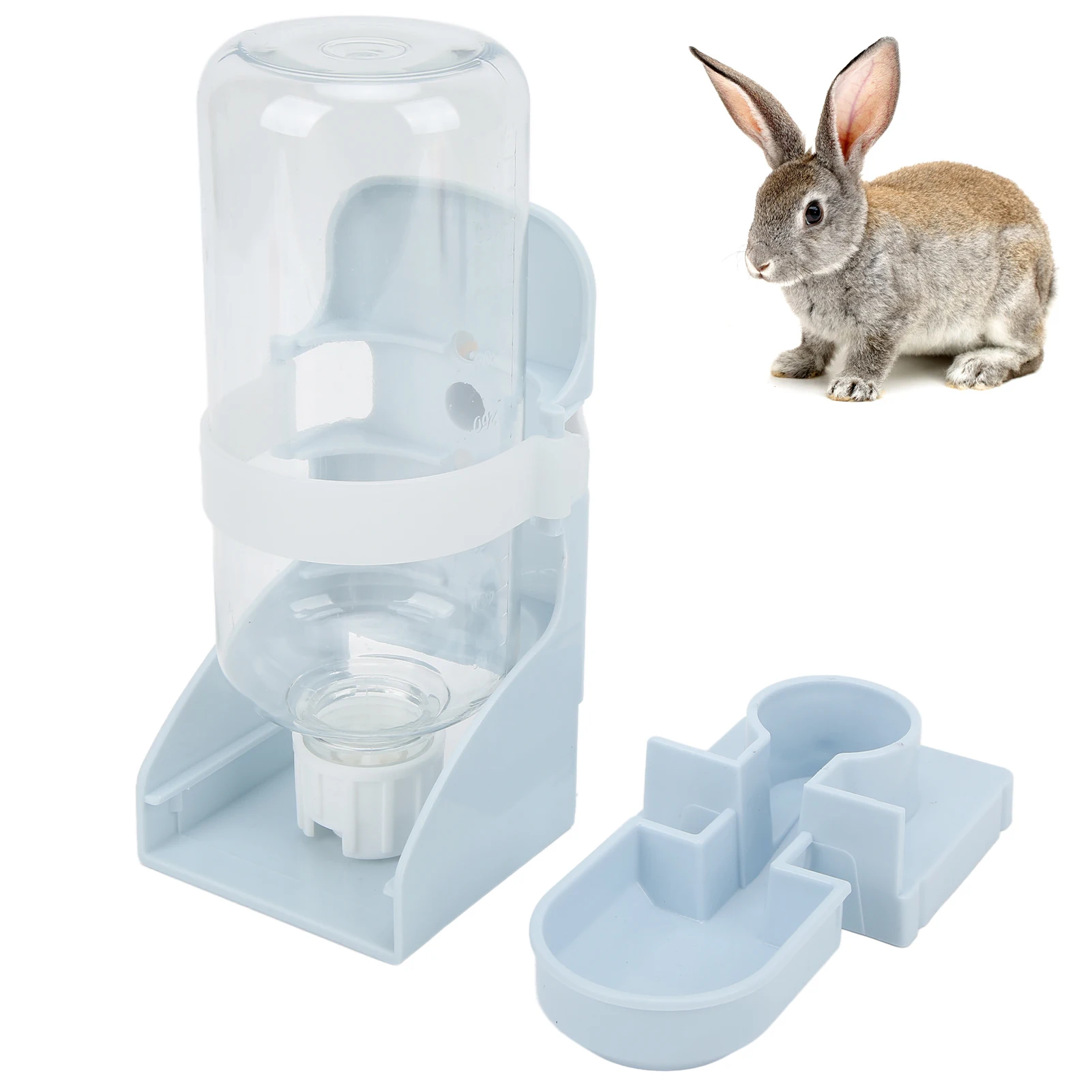 Small Pet Hanging Water Dispenser Automatic Bunny Water Bottle for Chinchilla Guinea Pig Hedgehog Ferret 500ml 17oz