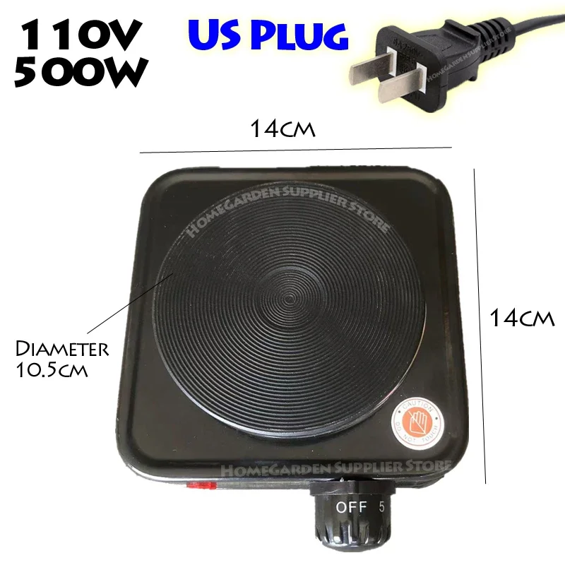 Black Heater US Plug