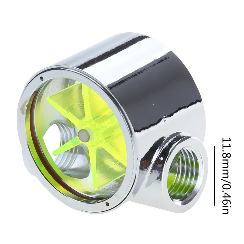 Water Flow Indicator G1/4" Standard Female to Female Thread PC Water Cooling flow meter water flow meter