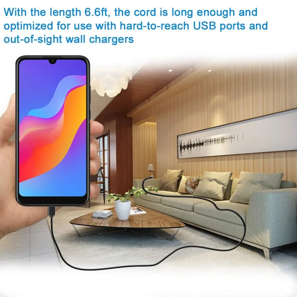 NNBILI 2A Micro USB Cable Fast Charging For Redmi Note Mobile