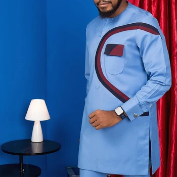 Alternative view of Tunde Dashiki Panel Long Sleeve Shirt and Pant