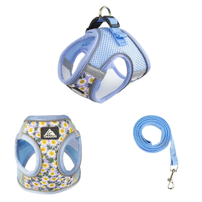 Breathable Mesh Harness And Leash 4