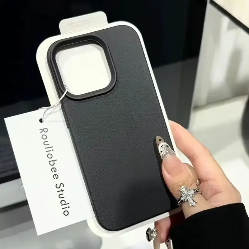 Leather Silicone Phone Case - Luxury Protective Cover