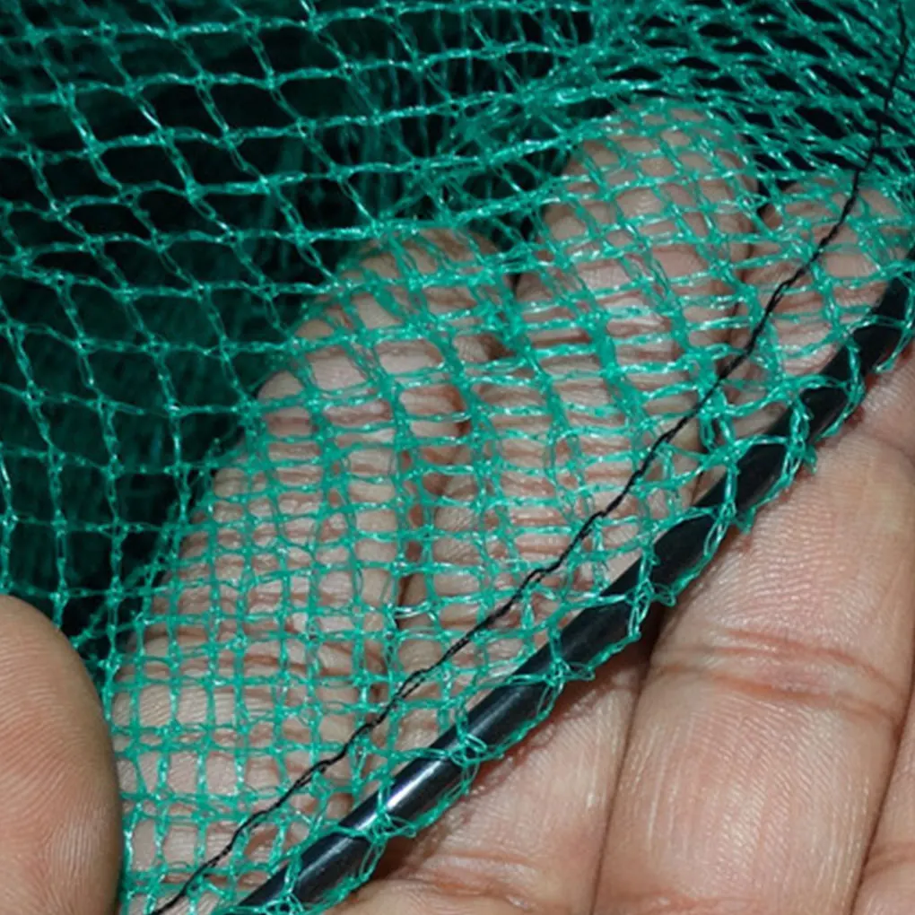 Nylon Fishing Nets Small Hole Mesh 1cm Collapsible Fishing Tools Nylon Dip  Large Thick Net Depth Rhombus Fishing Gear