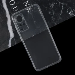 Soft TPU Transparent Black Phone Case - Silicone Protective Clear Shell for Cubot Note 30 (Clear)