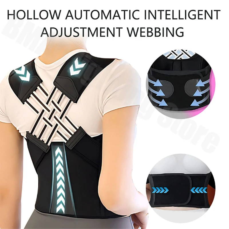 Posture Corrector Shoulder And Back Posture Correction With Camel Straps Adult Body Shape Correction Male and Female Back Support