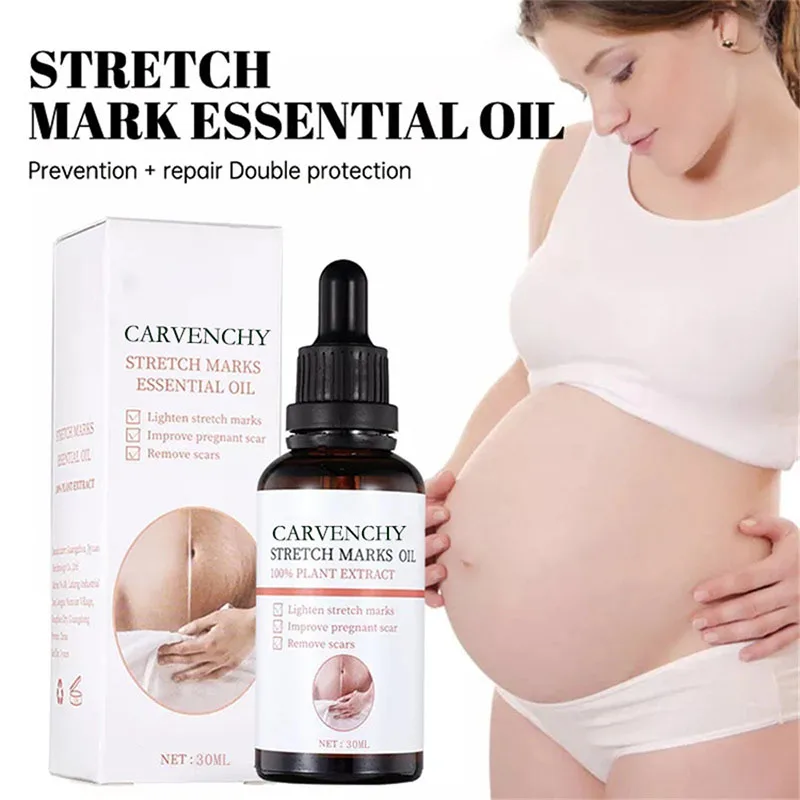 

Stretch Marks Remover Essential Oil Pregnancy Maternity Body New Old Stretch Mark Removal Serum Increase Elasticity of Skin Safe