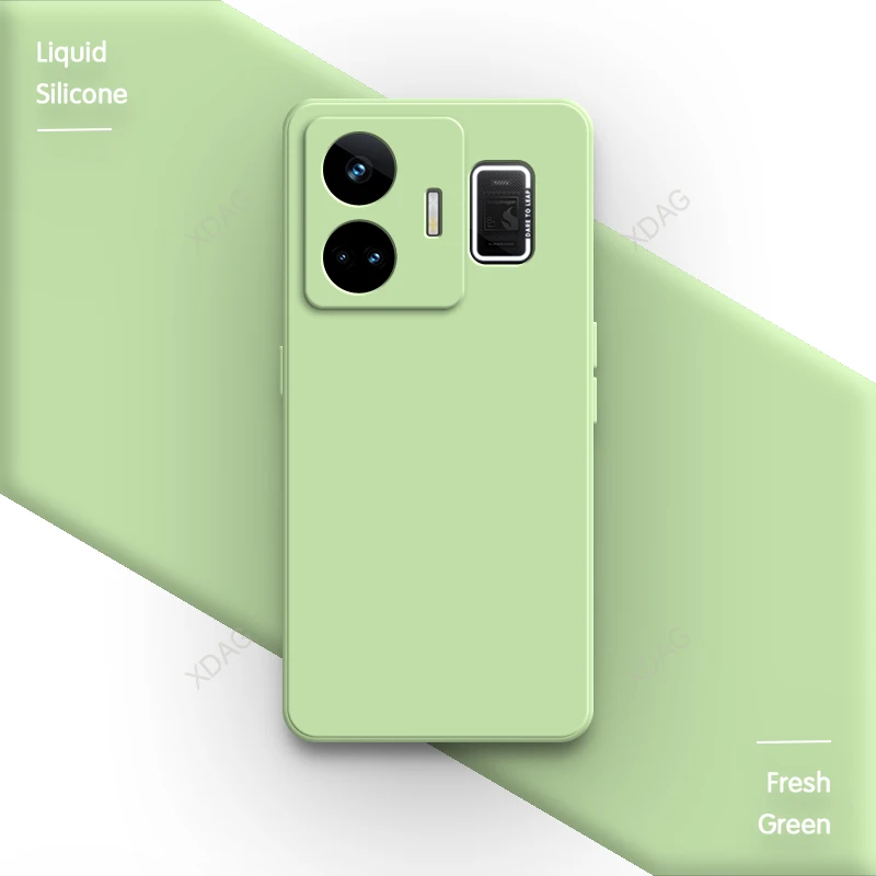 Premium Liquid Silicone Phone Case with Lens Protection - Durable Back Cover