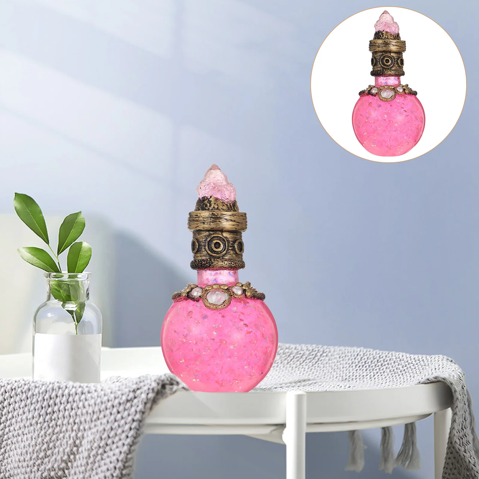 

Bottle Resin Moon Fairy Photo Props Table Centerpiece Party Decoration Ornament