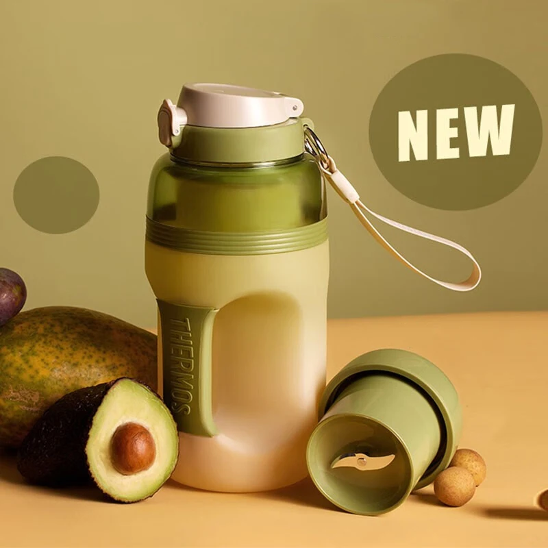 

1000ML Portable Juicer Cup Powerful Fresh Juice Maker 2 In 1 Sports Water Bottle Orange Juicer Milkshake Mixer Electric Blender
